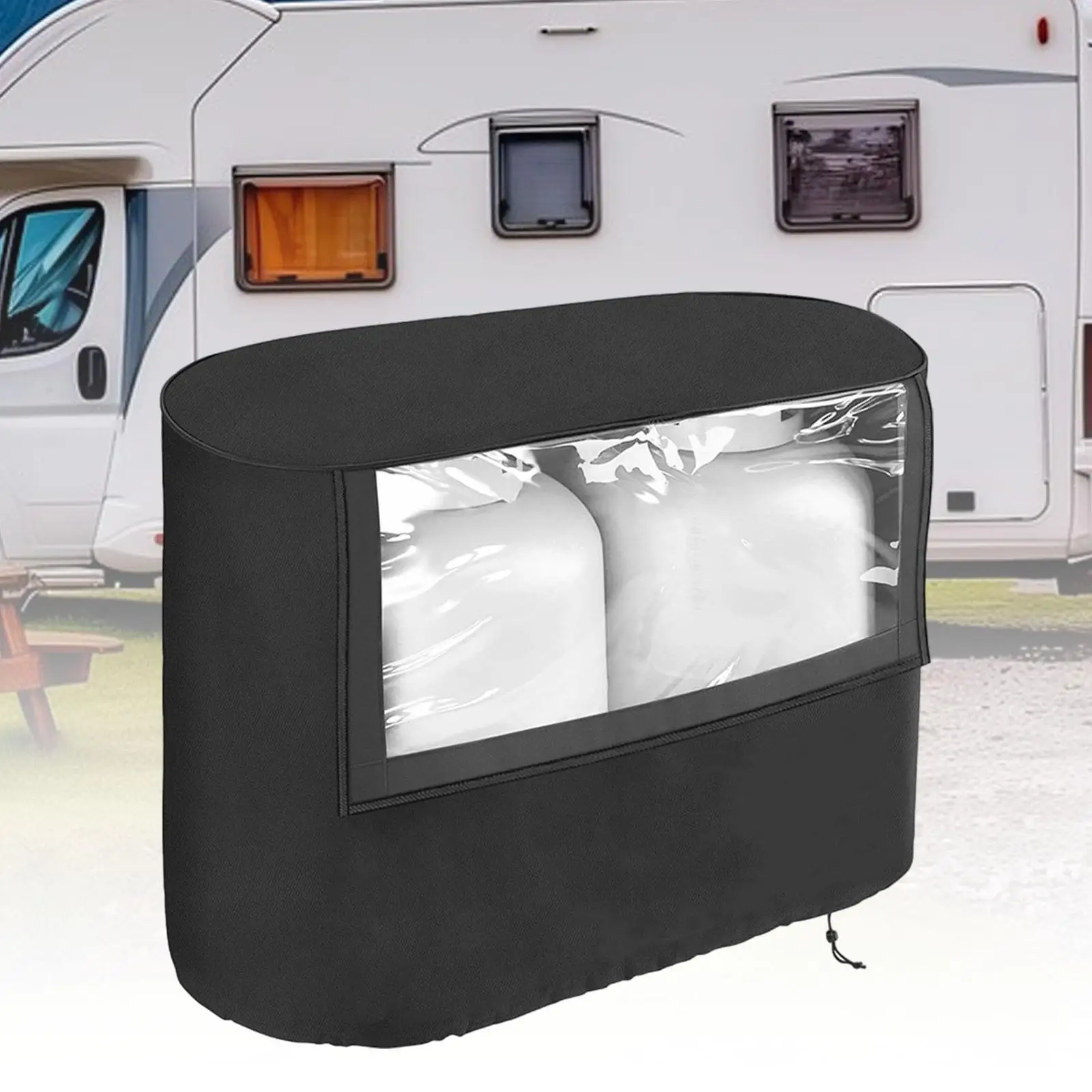 Double Gas Tank Cover Gas Tank Protective Bag for Traveling Home Camping