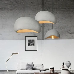 Nordycki minimalistyczny Wabi Sabi Wind E27 wisiorek led światła jadalnia Bar Loft sypialnia Home Decor żyrandol lampa wisząca oprawa