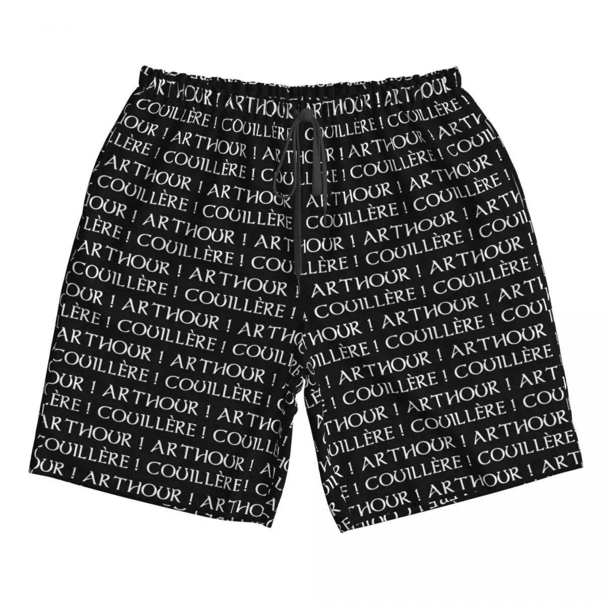 

Kaamelott - Arthour Couillette! Trunks Beach Board Shorts Casual Quick Dry Swim Summer Men Pants