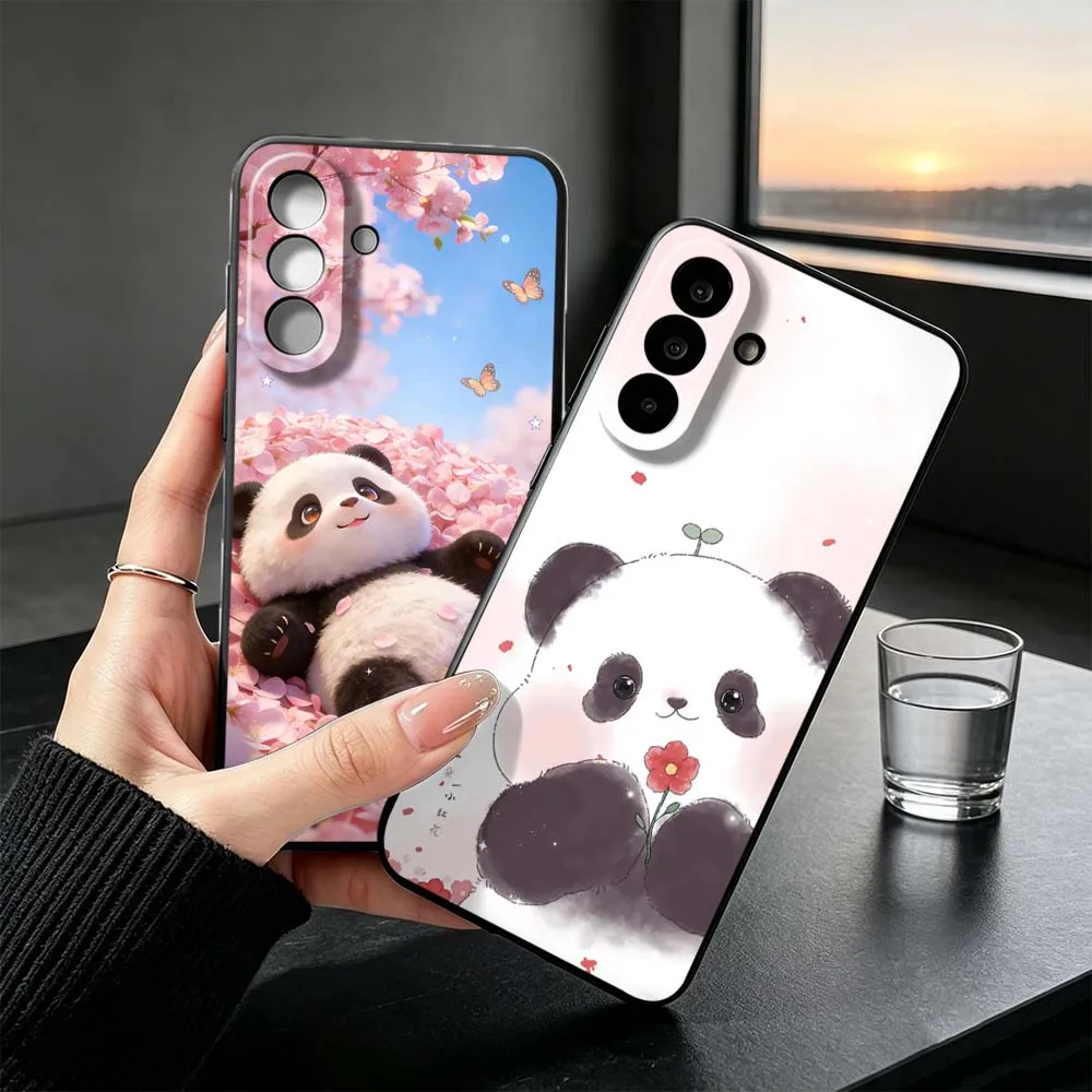 Anime Panda Cartoon For Samsung Galaxy A30 A26 A25 A23 A21 A17 A16 A15 A14 A13 A07 A06 A05 Phone Case Gift
