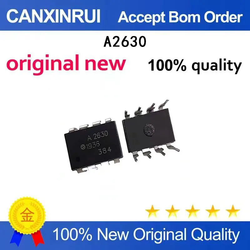 (5-100 Pieces) New original HCPL-2630 HCPL-2630-000E A2630 DIP8 direct insertion optocoupler IC chip