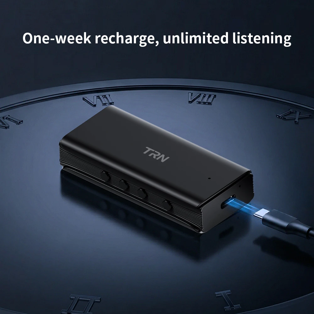 TRN WAVE Portable Bluetooth Audio Decoder HIFI Headphone Power Amplifier USB C DAC AMP with Dual C43198 Chips - view 5