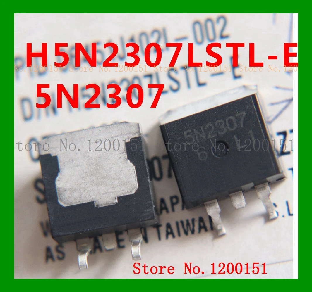 10pcs/lot H5N2307LSTL-E 5N2307 TO-263 230V 27A TO-252