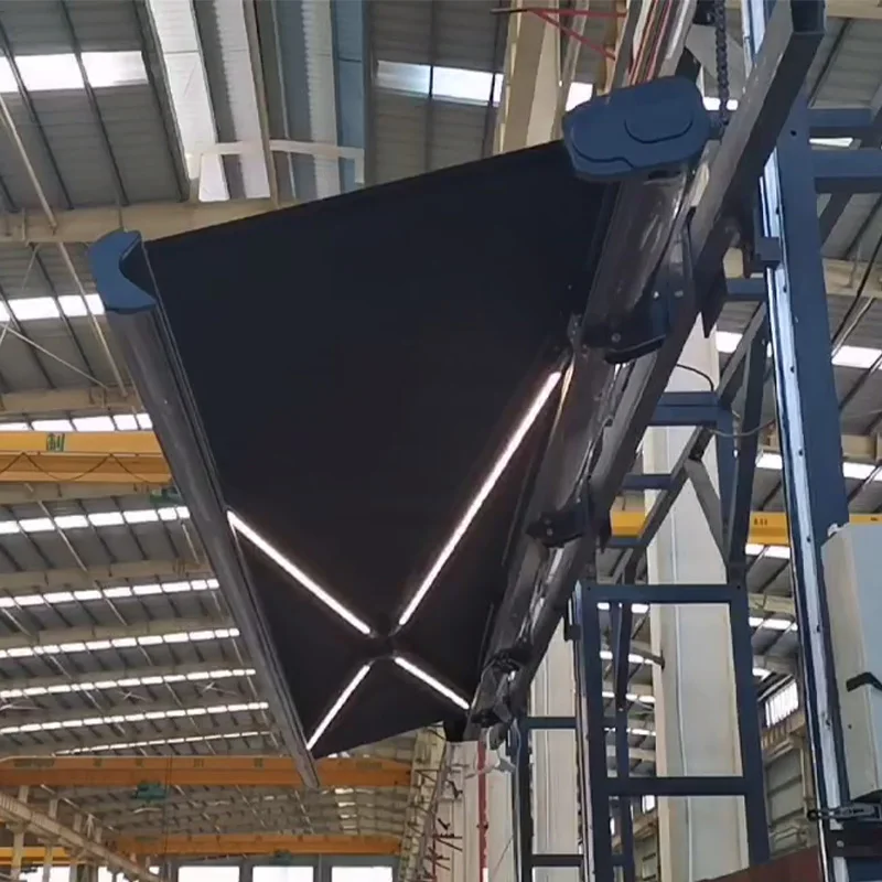 Factory Direct 2026 5x4M 6x4M Luxury Electric Retractable Patio Awning Cassette Aluminum 100% Solution Dyed Acrylic Sail Awning