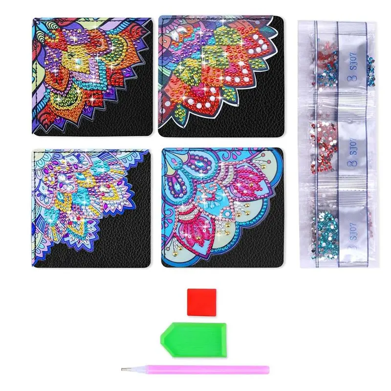 Ingenious-4 PCS Diamond Painting Bookmarks Cute Diamond Art Bookmarks Kits For Book Lovers