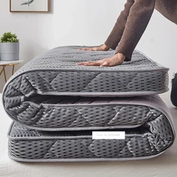 9CM Thickness Hard Cotton Mattress Breathable Mesh Fabric Mattress for Bedroom/Student Dormitory Bed Mat 90/100/120/150/180cm