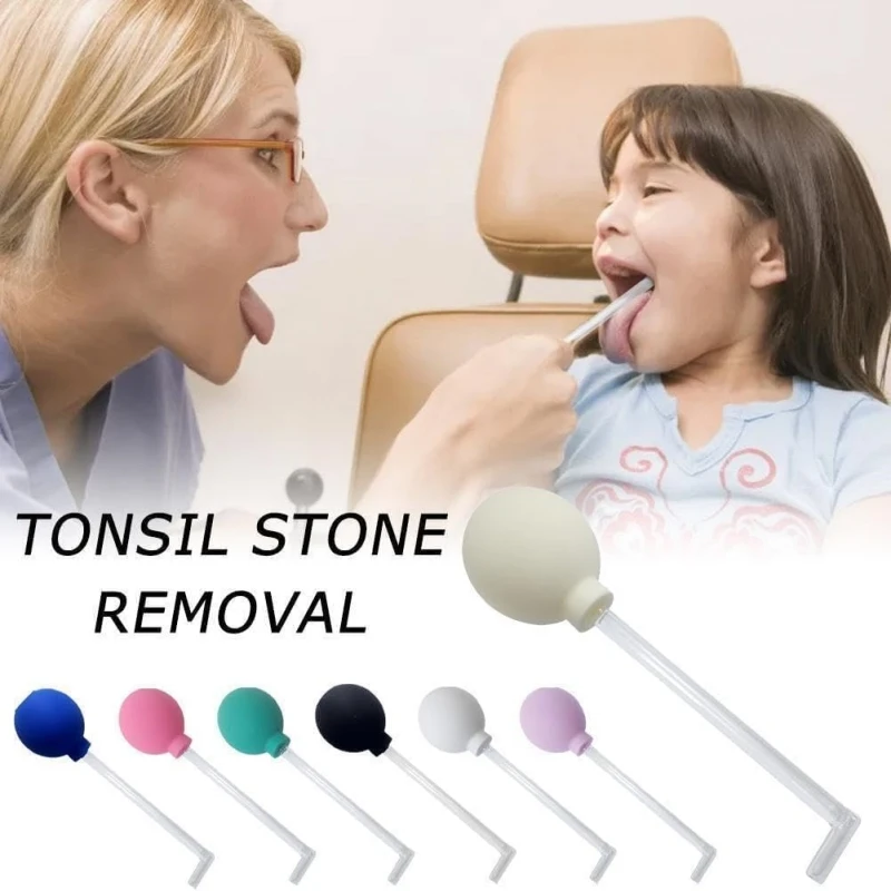 Tonsil Stone Remover Manual Style Oral Cleaner Tonsil Stone Removal Vacuum Kit Mouth Cleaning Suction Cupping Tools for Adults