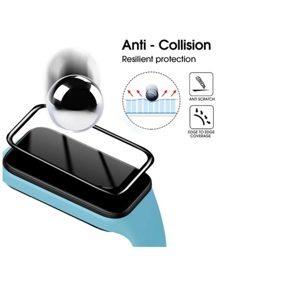 For Redmi Band 3 Xiaomi Smart Band 9 Active Soft TPU Film and PMMA Screen Protector