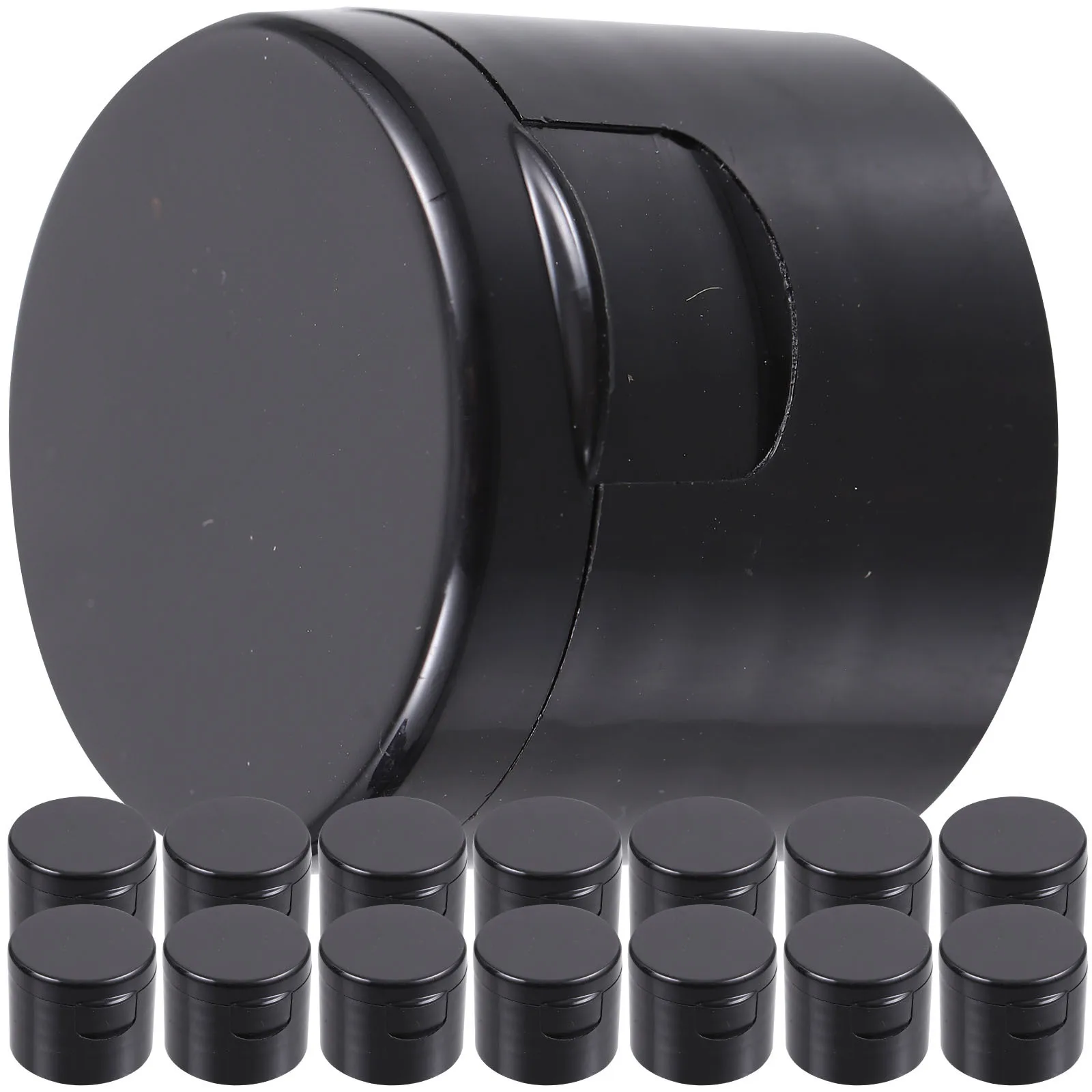 

50pcs Sports Pull-Type Bottle Caps Premium Plastic Sealing Lid For Water Soda Bottles Durable Leak-Proof Replacement Camping