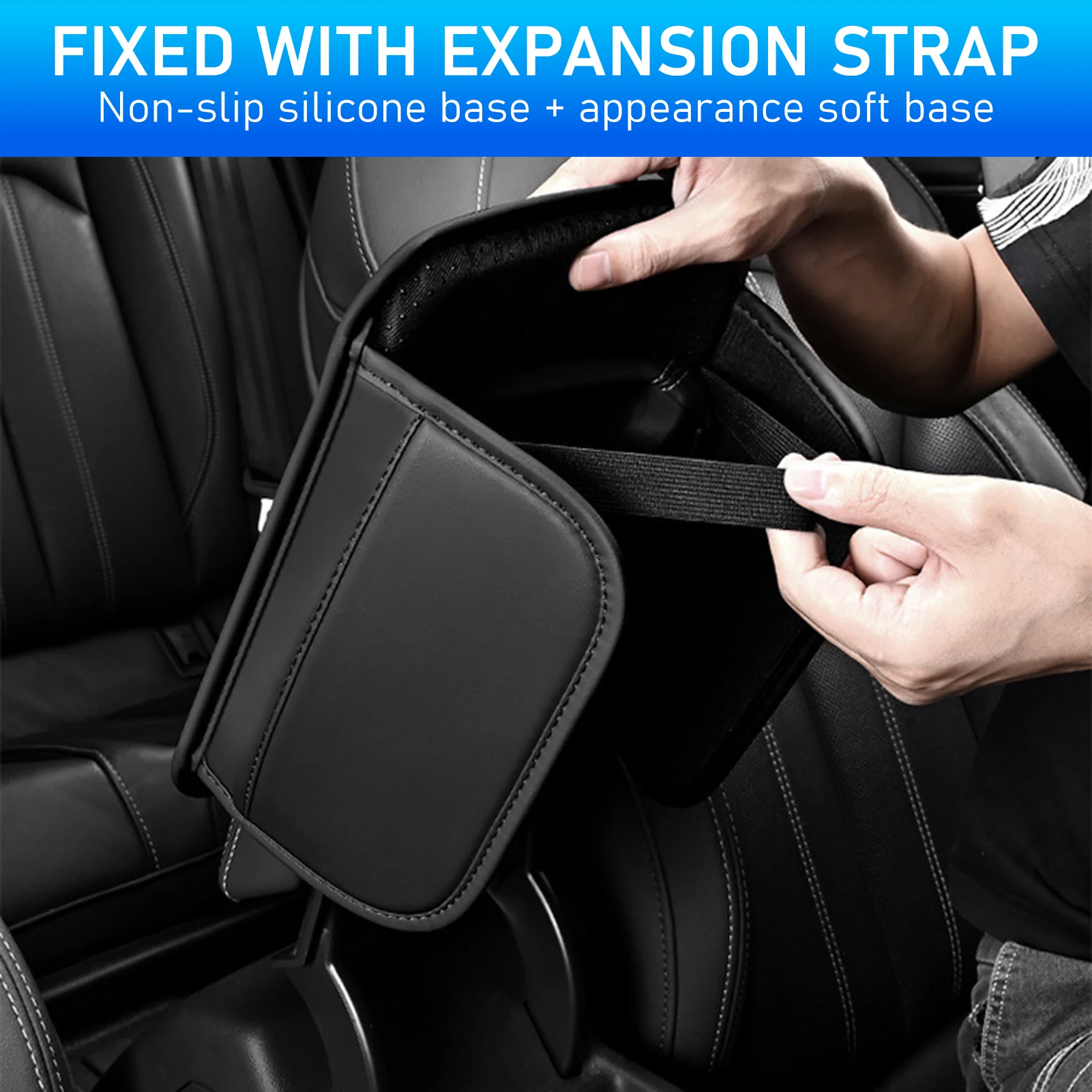 غطاء وحدة التحكم المركزية للسيارات مناسب للاستخدام مع أكياس تخزين جانبية مناسبة لمعظم المركبات