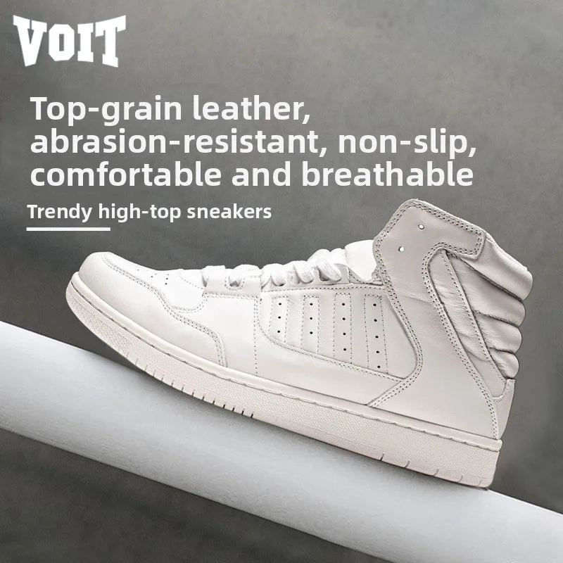 

Voit High Top Board oes Men's Student Wear Resistant Anti Slip Warm Sports Leisure White oes Women's Autumn Winter