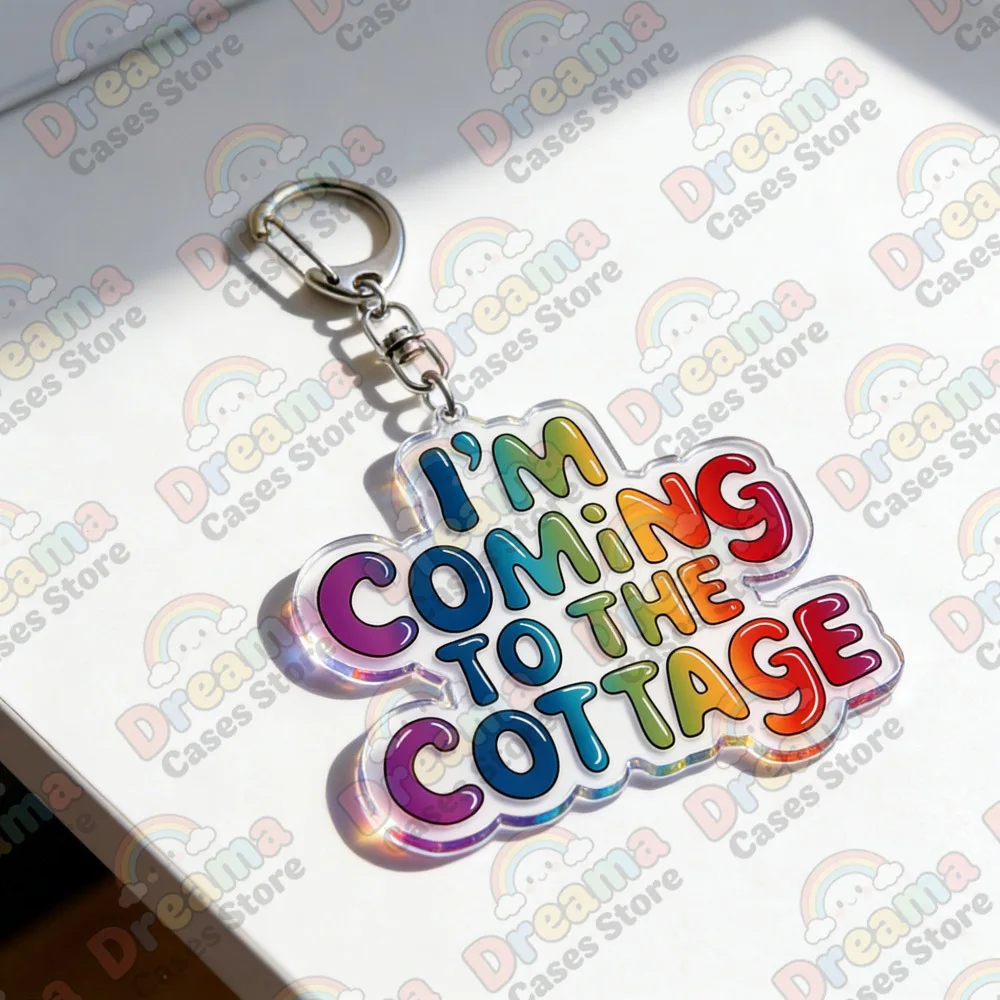 Heated Rivalry Canadian Wolf Bird / Wow Genetic / Hollander Rozanov / I'm Coming To The Cottage / We Didn't Even Kiss Keychain view 3