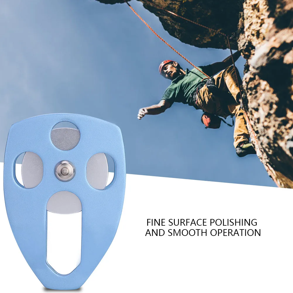 

Роликовый блок для альпинизма 32KN, грузоподъемный блок для скалолазания на открытом воздухе, роликовый блок для альпинизма