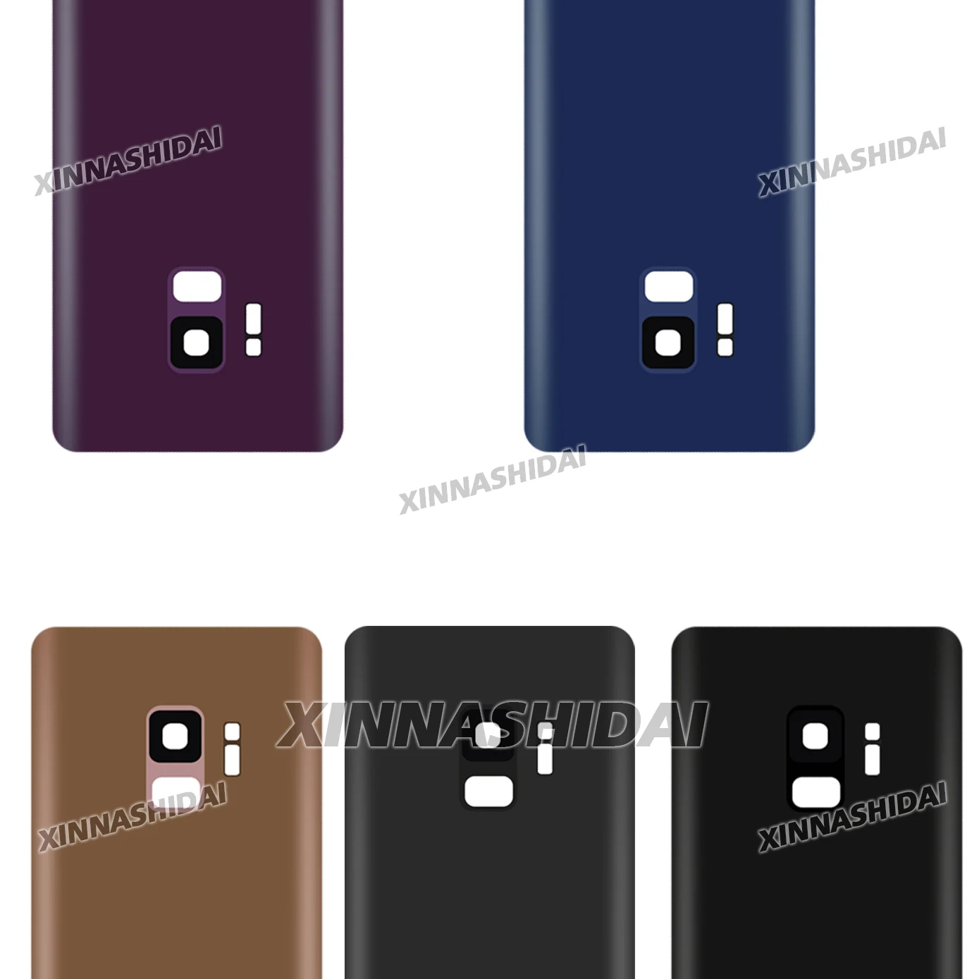 

Высококачественная крышка батарейного отсека для Samsung S9, крышка батарейного отсека, стеклянная панель, задняя дверь, корпус батарейного отсека, клейкая замена