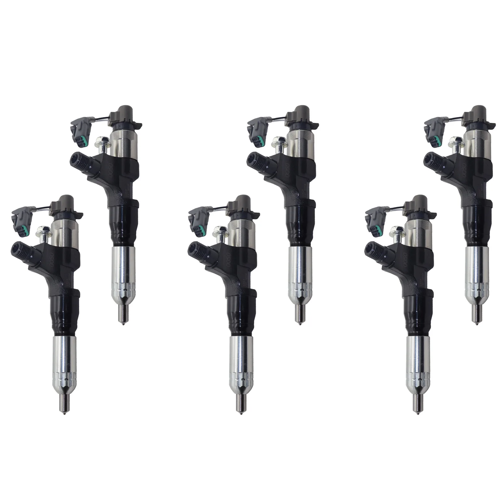 6PCS Fuel Injector FIN1805SN For NEW HOLLAND E265 EXCAVATORS For Hino JO5E R4