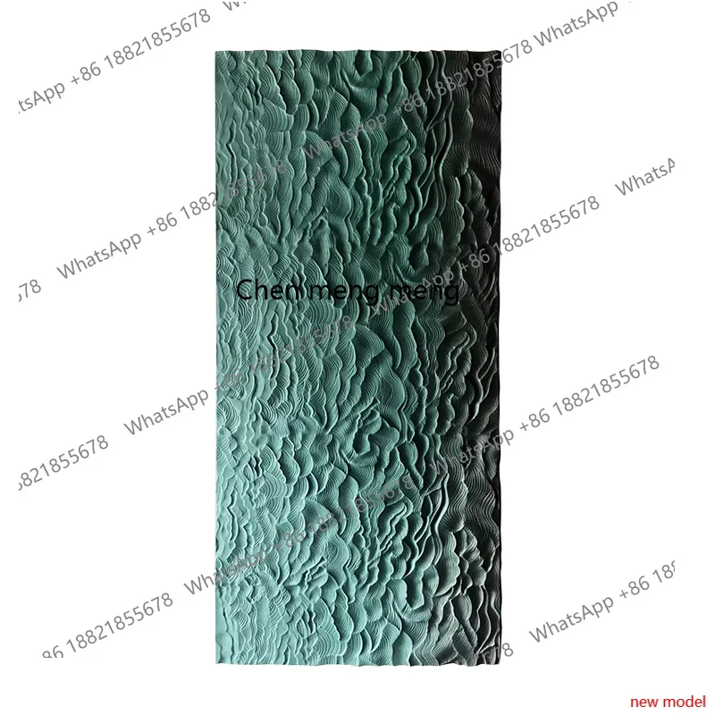 H178Advanced relief texture mural living room decorative painting designer hotel hanging painting three-dimensional