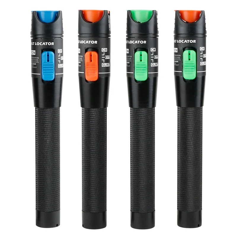 Red light fiber optic testing pen with high accuracy 5/10/20/30 km pass light pen detector made of 1mw aluminum alloy material