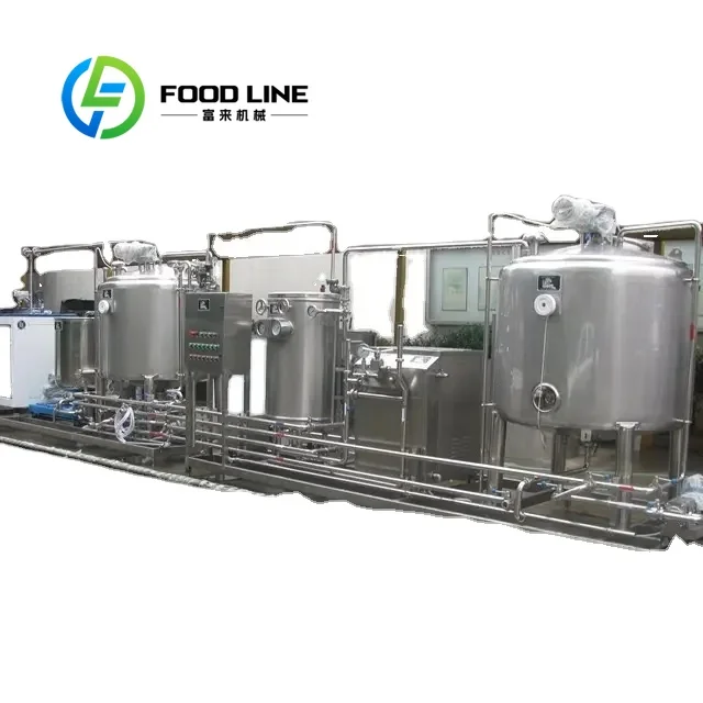 Customized Heavy Duty Industrial Small Scale Greek  Milk Pasteurization Yogurt Cheese Making Production Line Equipment