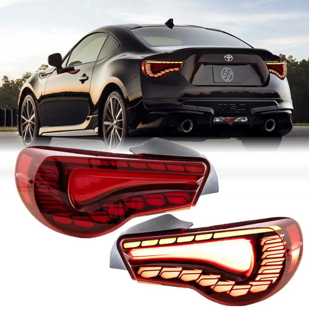 

12V Car Led Tail Lights Assembly For Toyota GT86 86 2012-2020 Subaru WRX 2013-2020 Rear Brake Turn Signal Lights Plug And Play