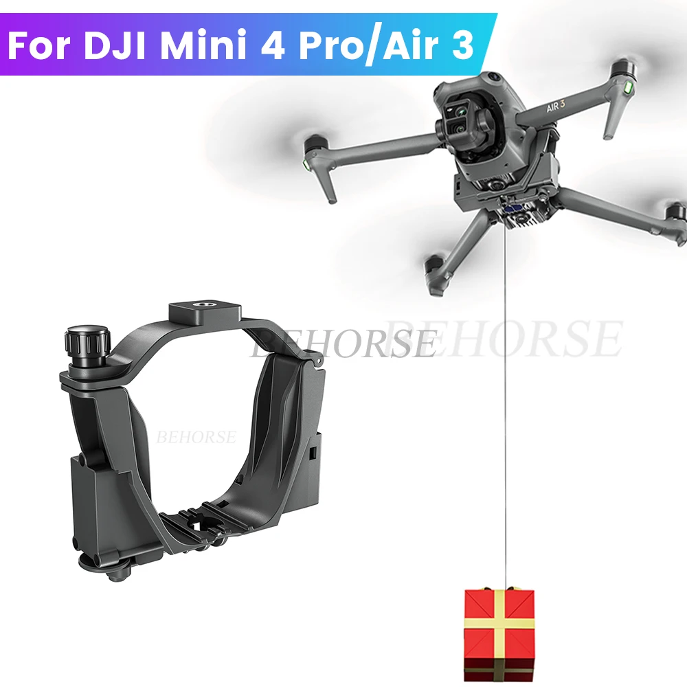 

Система Airdrop для DJI Mini 4 Pro, устройство для доставки предложения, диспенсер для перебрасывания, транспортировка при падении, аксессуары для дрона DJI Air 3