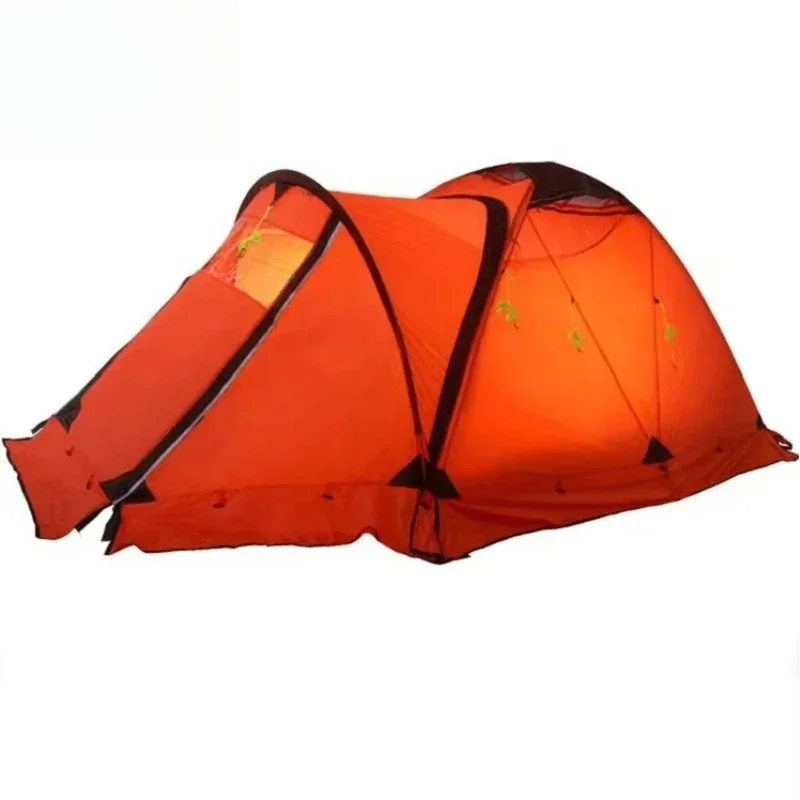 Folding Ultralight Winter Tenda Outdoor Portable 2 Man Soundproof Snow Camping Mountaineering Tent