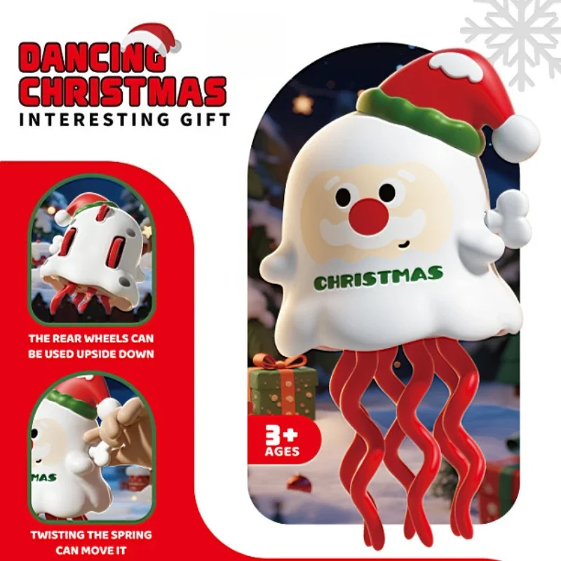 Cerf dansant et danse du père noël pour enfants, jouets pour animaux de compagnie, jouets de danse interactifs de dessin animé, cadeaux d'halloween et de noël, fantômes dansants