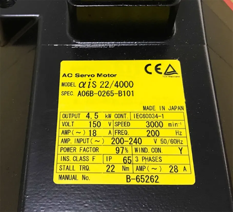 العلامة التجارية الجديدة A06B-0212-B101 A06B-0232-B101 A06B-0265-B101 A06B-0272-B101 A06B-0276-B101 ضمان لمدة سنة واحدة