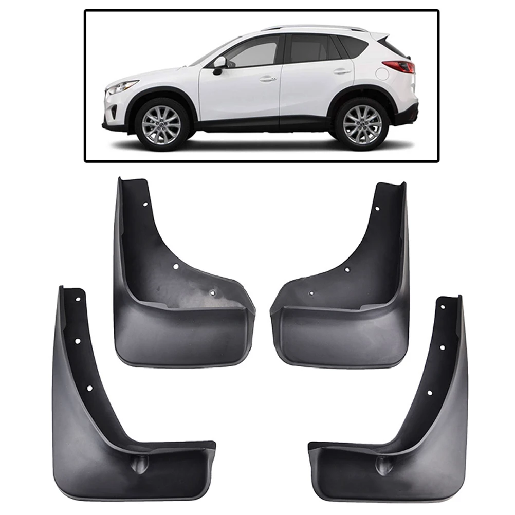 

4X Durable Splash Guards ABS Plastic Mud Flaps Molded Front Rear Fender Car Accessories For Mazda CX-5 2012 2013 2014 2015 2016