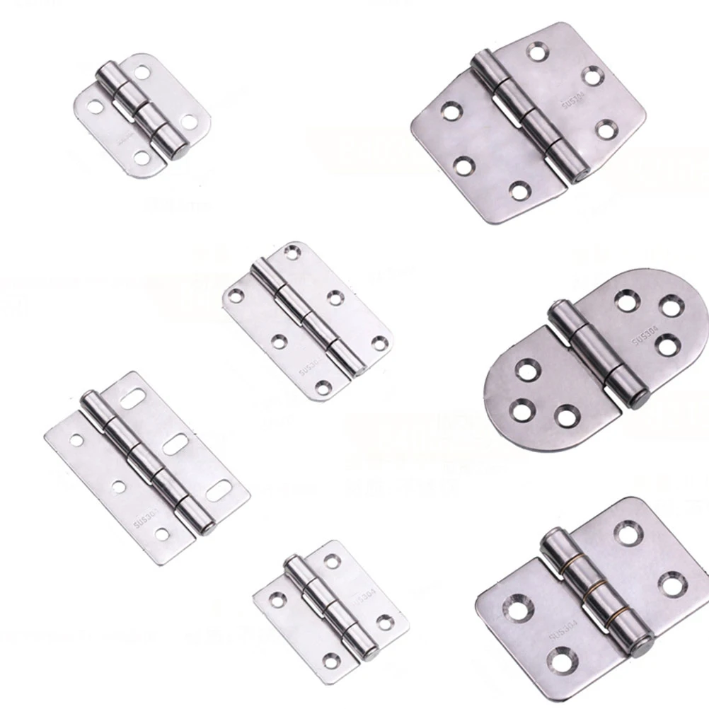 

Thickened Stainless Steel Hinges for Cabinet Drawer Gemel Home Accessories Durable Silent Non Scratch Heavy Duty Furniture Hinge