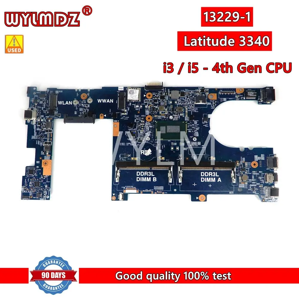 

13229-1 I3 / I5 CPU Notebook Mainboard For Dell Latitude 3340 Laptop Motherboard 075MY6 0NYGPR Tested OK