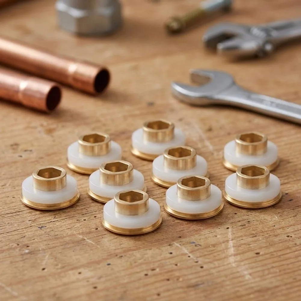 Brass Sealing Washer for 12 Inch Faucet Connections Works with Standard Angle Valves and Residential Water Supply Lines