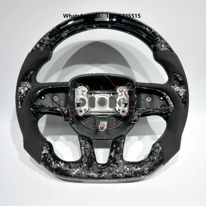 LED Screen Forged Carbon Fiber Sports Steering Custom Steering Wheel
