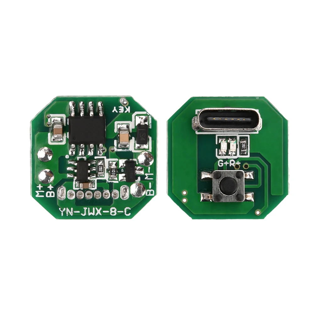 Flashlight Driver Board DIY Circuit Board with TypeC Charging Port Integrated Charging Discharging Module