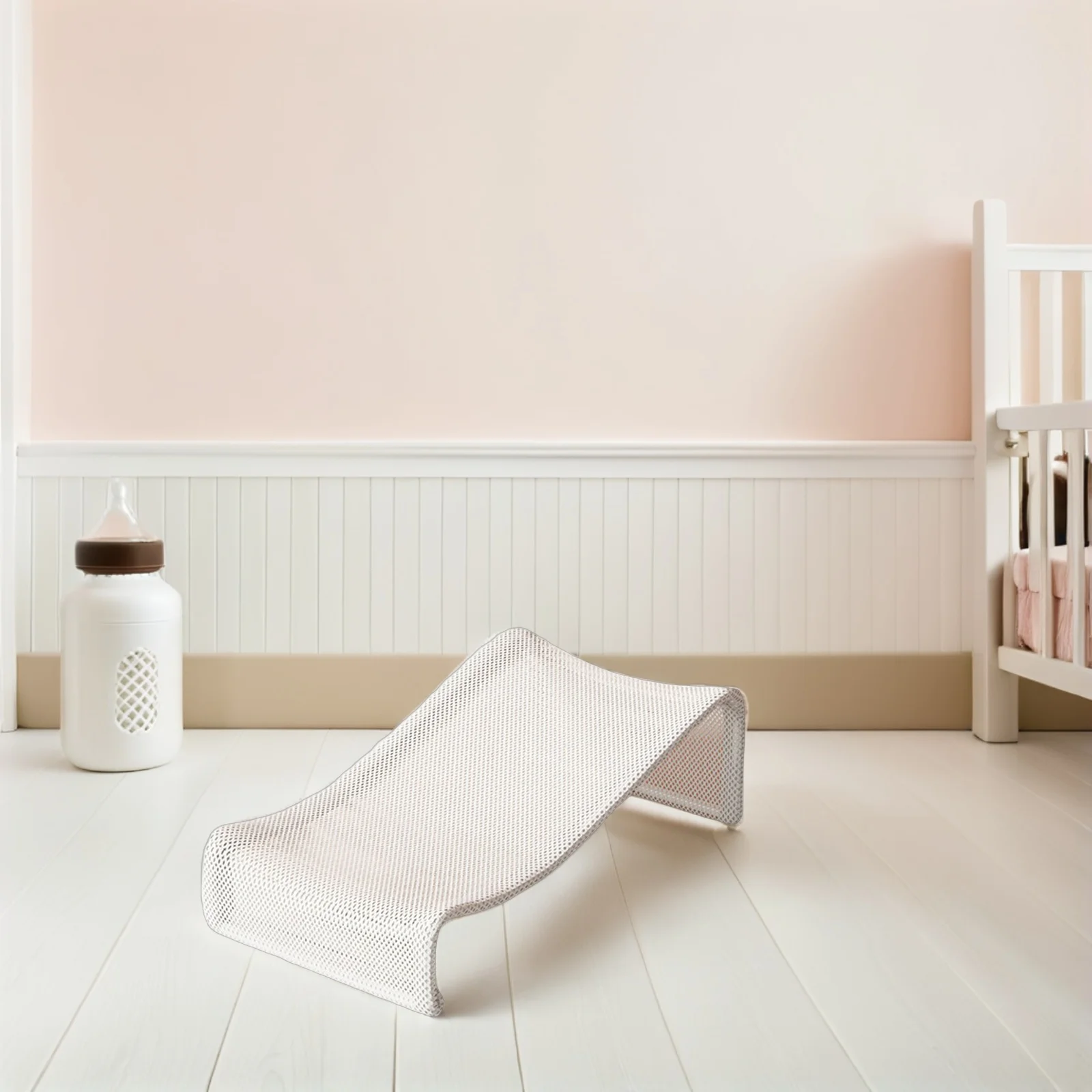 Babybadje Ondersteuning Netto Babybadje Zitmat voor peuters Handige veilige badtijd Essentieel nieuw oudercadeau