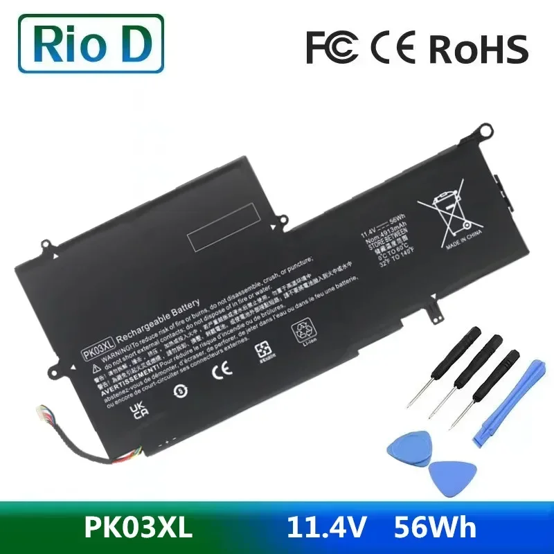 PK03XL HSTNN-DB6S 789116-005 Laptop Battery For HP Spectre Pro X360 G1,13-4001DX,13-4113TU 13-4002NF 13-4101DX  Notebook