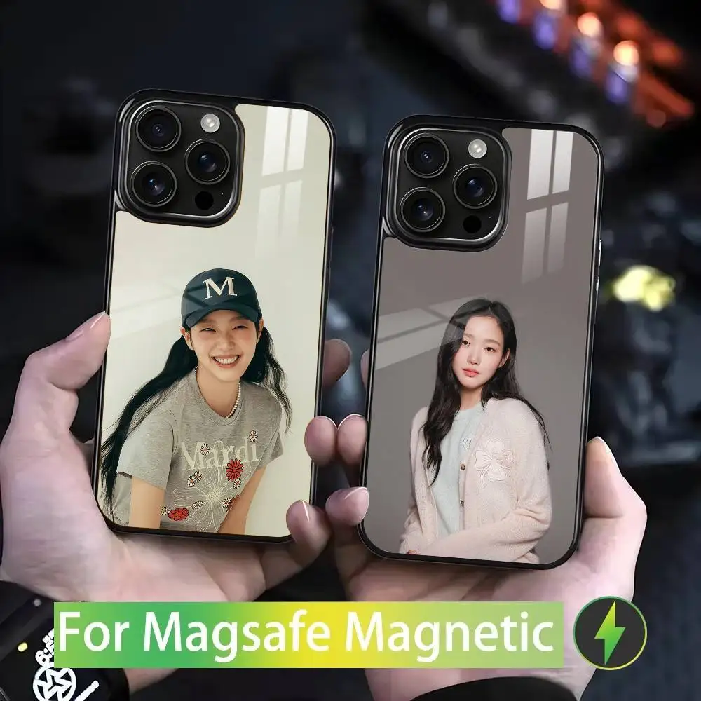 

K-Kim G-Go E-Eun Магнитное беспроводное зарядное устройство Magsafe для iPhone 17, 16, 15, 14, 13, 12, 11, Pro, Max, Plus, Mini, SE4