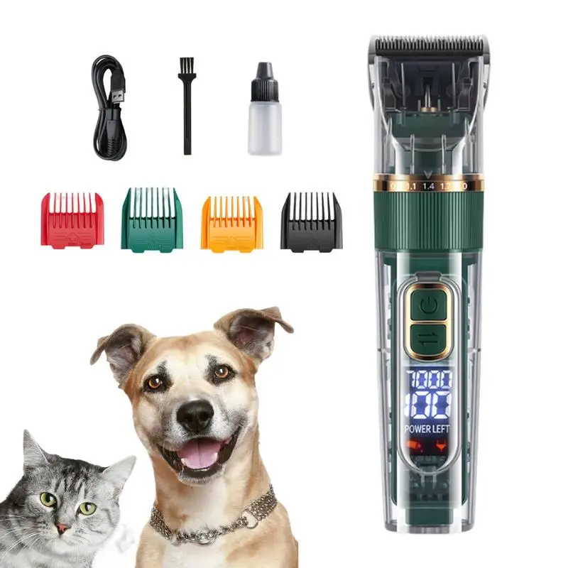 

Машинка для стрижки собак и кошек, аккумуляторная Водонепроницаемая машинка для груминга собак и кошек, профессиональные аксессуары для питомцев