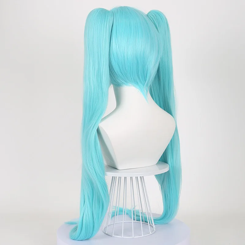 วิกผมคอสเพลย์ Future Hypnosis Emphasis Hypnotist MV Miku ทรงผมหางม้าคู่พิเศษ