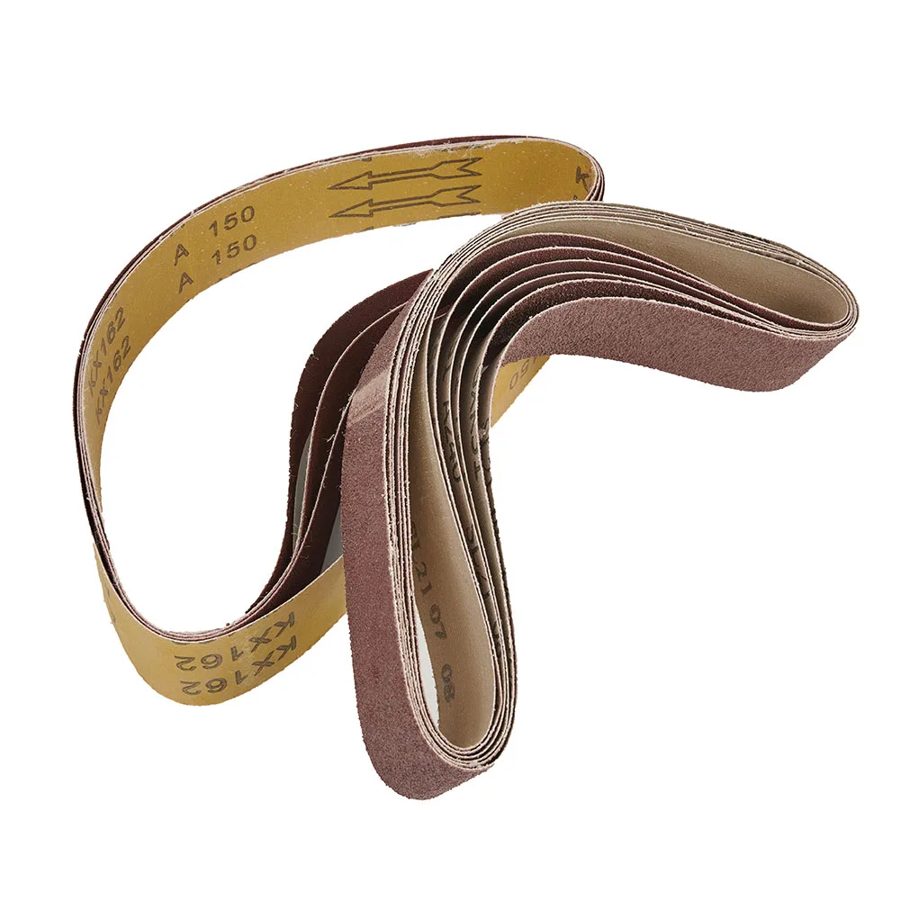 Reliable Performance 60120150240 Grit Sanding Belts Set 10pcs 40mm x 680mm Compatible with For Grinding Machine