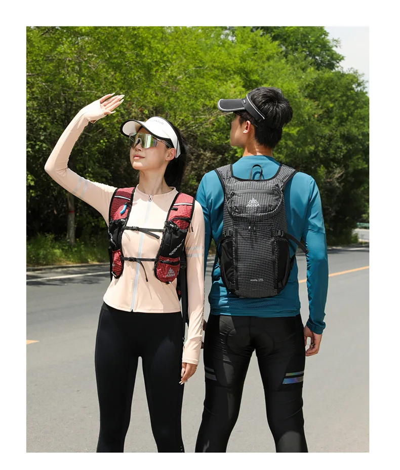 15L Ultraleichter Wanderrucksack Wasserdichter Outdoor-Sport-Reiserucksack für Männer Frauen Camping Klettern Radfahren Tasche – Detail 32