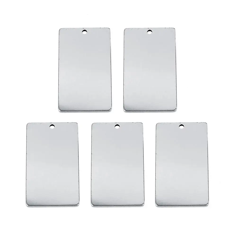 

10 PCS Stainless Steel Pendant Simple Design Jewelry Making Pendants Charm Accessories Eye-catching DIY Charms