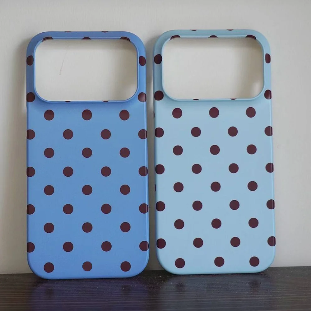 Kreative Mode Polka Dots Handyhülle für iPhone 17 16 15 14 13 12 11 Pro Max X XS XR XSMax 7 8 Plus Air Glossy Film Hard PC – Detail 6