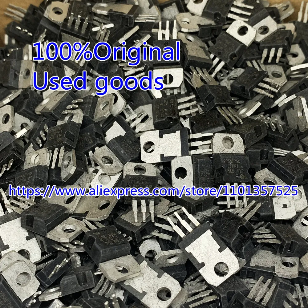 100pcs=1lot (Disassembled): STP75NF75 Mark: P75NF75 75NF75 75N75 - N-channel 75V 80A (Tc) 300W (Tc) TO-220AB