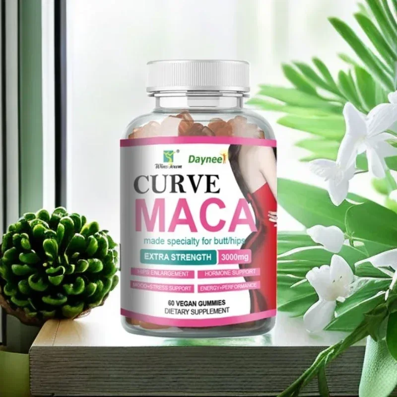 

1 bottle Maca Gummies can balance body curves, body energy support and beautify body curves and figure Dietary supplement