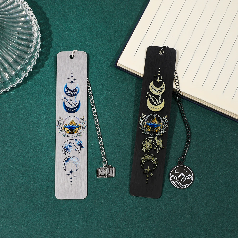 

ACOTAR Metal Bookmark Night Court Rhysand Inspired Bat Boy Aesthetic Dark Fantasy Book Lover Gift Velaris & SJM Collection