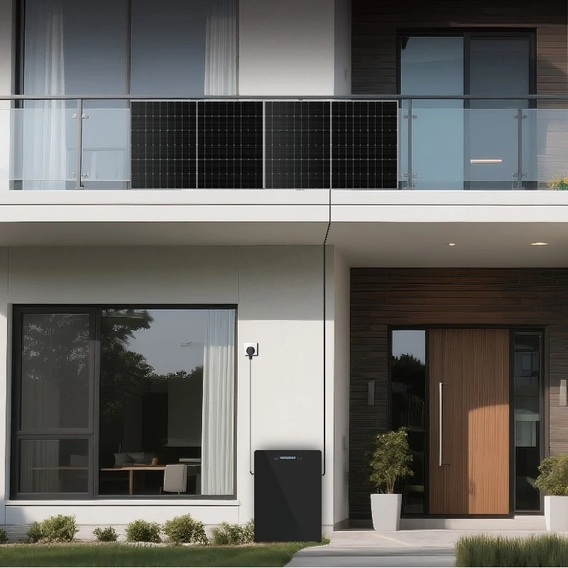 All in One 5120Wh 5kwh Balcony Energy Storage  Solar Generator with  Controller Energy Storage