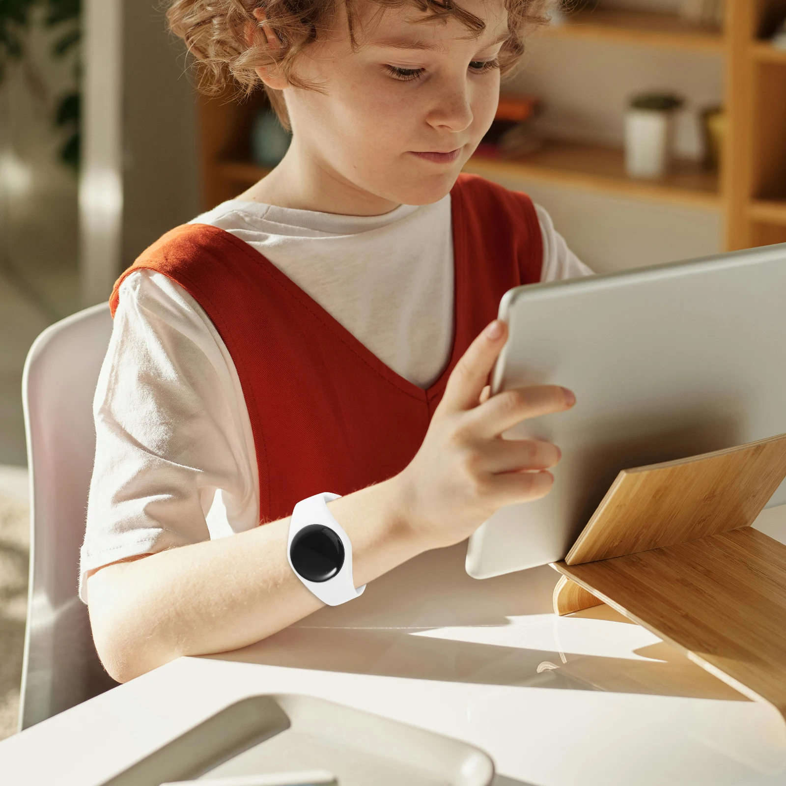 Vibrating Bracelet Waterproof Watch Number Watches Fitness for Plastic Student