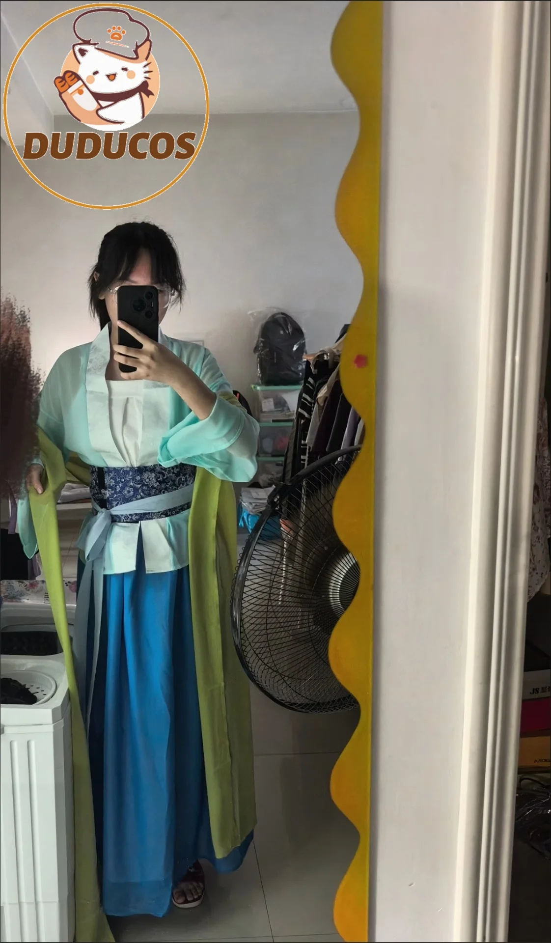 

【Ready For Ship】 Maomao Cosplay Costume Anime The Apothecary Diaries【S-XL】DUDU-R Mao Mao Frog Green Dress Wig Season 2