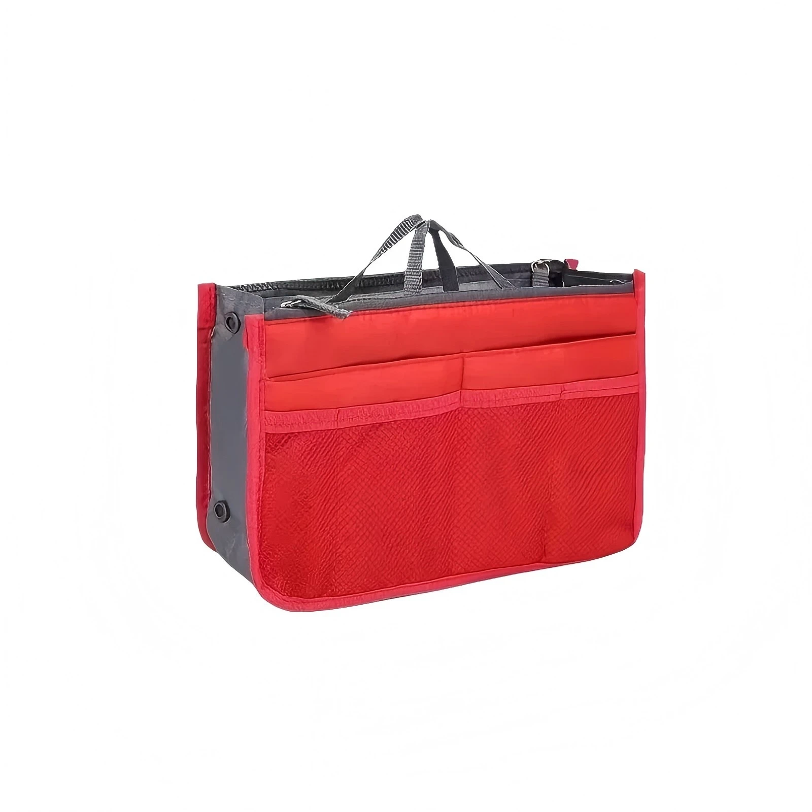 

Bag in bag makeup bag inner liner bag large hand-held double-zipper toiletry bag multi-functional organization and storage bag