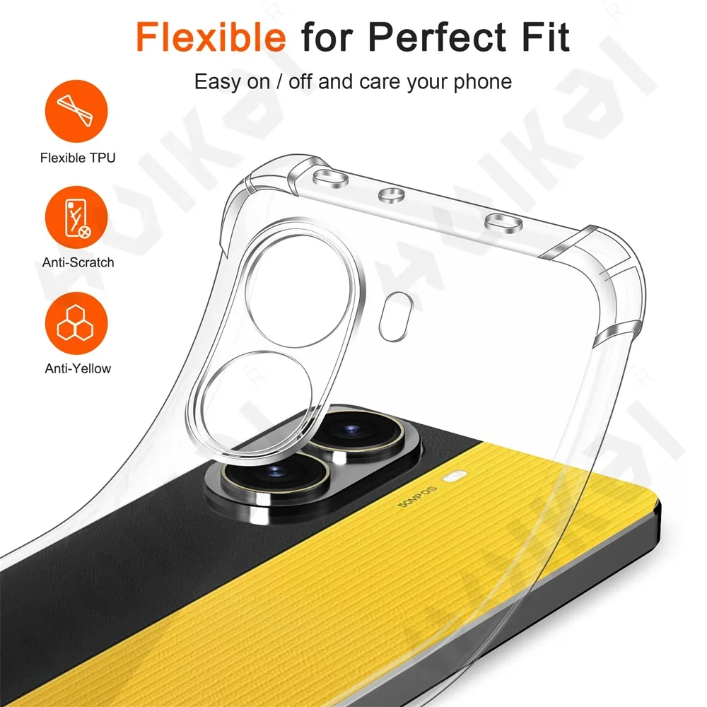 Xiaomi Poco X7 Pro Redmi Note 14 Pro Plus 4G 5G 투명... - 3